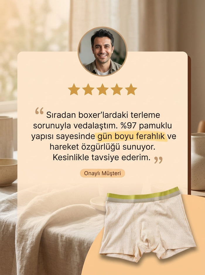 vettoatelier Antibakteriyel Erkek Boxer 4